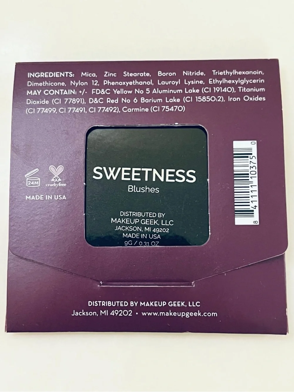 Makeup Geek Orange Blush SWEETNESS NIB